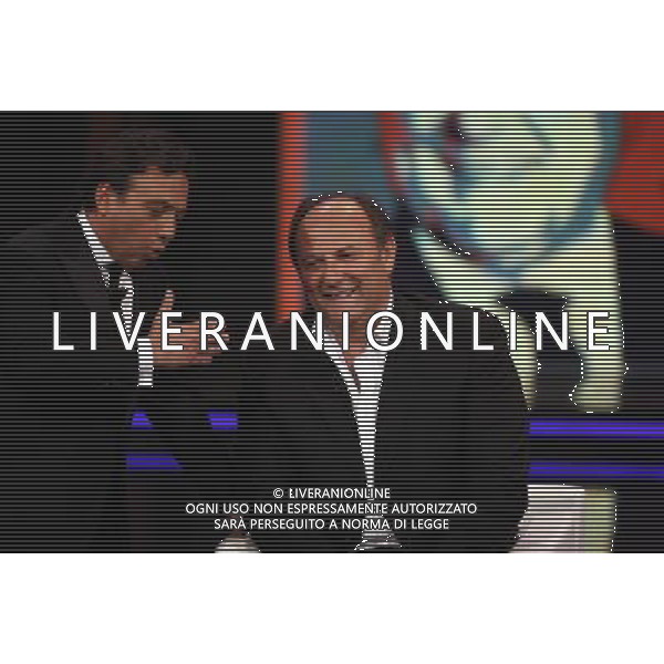 PIERO CHIAMBRETTI - GERRY SCOTTI TRASMISSIONE TV: \' CHIAMBRETTI NIGHT\' - ULTIMA PUNTATA © ANTONIO SORANO - AG. ALDO LIVERANI SAS