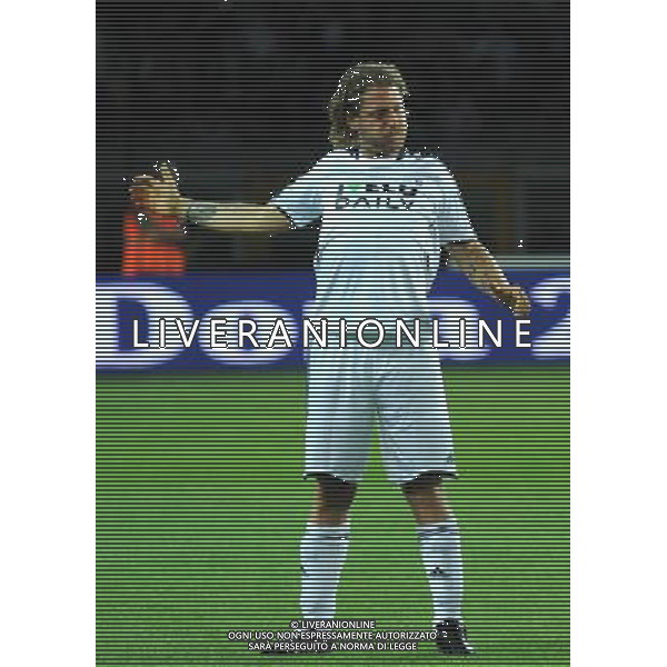 TORINO 18/5/2009 PARTITA DEL CUORE A FAVORE DEI TERREMOTATI D\' ABRUZZO NAZIONALE CANTANTI VS AMICI DI ALEX DEL PIERO NELLA FOTO LAPO ELKANN FOTO ROMANO/AG ALDO LIVERANI