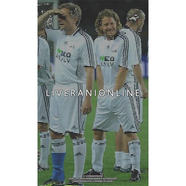 TORINO 18/5/2009 PARTITA DEL CUORE A FAVORE DEI TERREMOTATI D\' ABRUZZO NAZIONALE CANTANTI VS AMICI DI ALEX DEL PIERO NELLA FOTO LAPO ELKANN FOTO ROMANO/AG ALDO LIVERANI