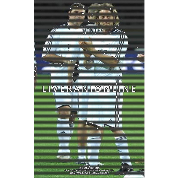 TORINO 18/5/2009 PARTITA DEL CUORE A FAVORE DEI TERREMOTATI D\' ABRUZZO NAZIONALE CANTANTI VS AMICI DI ALEX DEL PIERO NELLA FOTO LAPO ELKANN FOTO ROMANO/AG ALDO LIVERANI