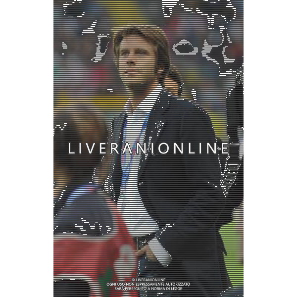 TORINO 18/5/2009 PARTITA DEL CUORE A FAVORE DEI TERREMOTATI D\' ABRUZZO NAZIONALE CANTANTI VS AMICI DI ALEX DEL PIERO NELLA FOTO EMANUELE FILIBERTO FOTO ROMANO/AG ALDO LIVERANI