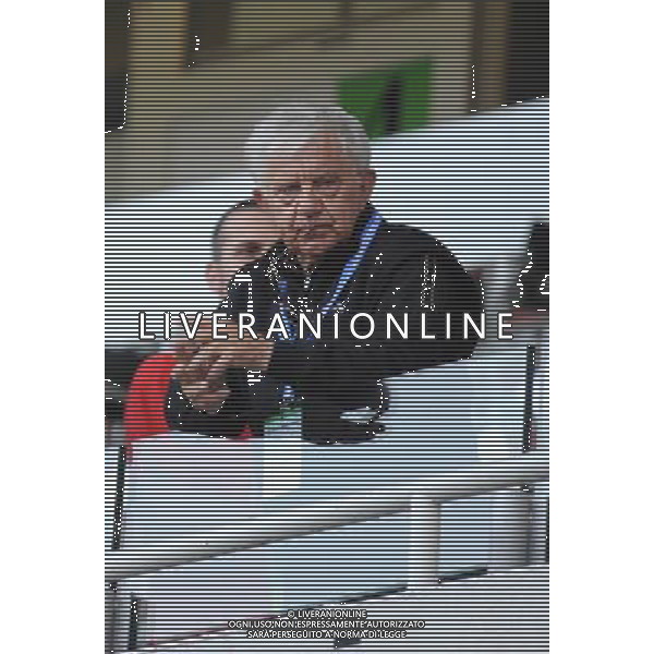 TORINO 18/5/2009 PARTITA DEL CUORE A FAVORE DEI TERREMOTATI D\' ABRUZZO NAZIONALE CANTANTI VS AMICI DI ALEX DEL PIERO NELLA FOTO DON ANTONIO MAZZI FOTO ROMANO/AG ALDO LIVERANI