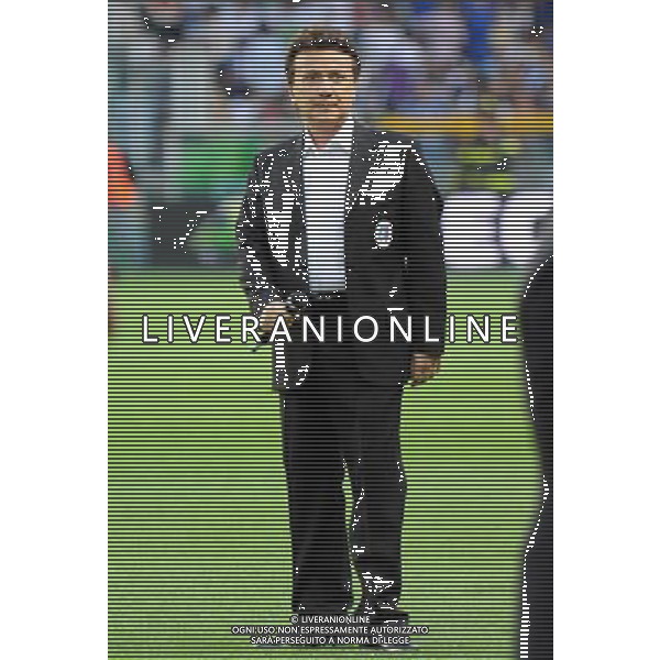 TORINO 18/5/2009 PARTITA DEL CUORE A FAVORE DEI TERREMOTATI D\' ABRUZZO NAZIONALE CANTANTI VS AMICI DI ALEX DEL PIERO NELLA FOTO PUPO FOTO ROMANO/AG ALDO LIVERANI