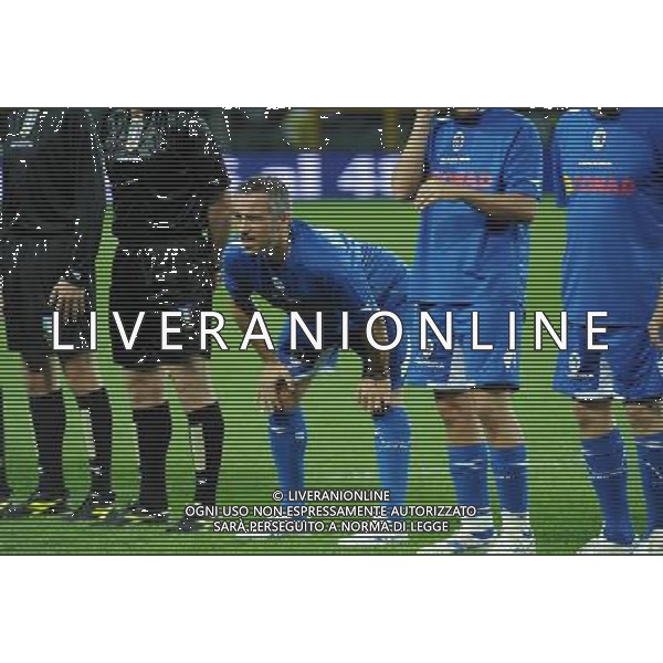 TORINO 18/5/2009 PARTITA DEL CUORE A FAVORE DEI TERREMOTATI D\' ABRUZZO NAZIONALE CANTANTI VS AMICI DI ALEX DEL PIERO NELLA FOTO EROS RAMAZZOTTI FOTO ROMANO/AG ALDO LIVERANI