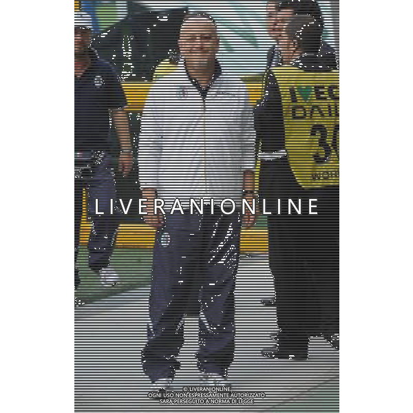 TORINO 18/5/2009 PARTITA DEL CUORE A FAVORE DEI TERREMOTATI D\' ABRUZZO NAZIONALE CANTANTI VS AMICI DI ALEX DEL PIERO NELLA FOTO ENRICO RUGGERI FOTO ROMANO/AG ALDO LIVERANI