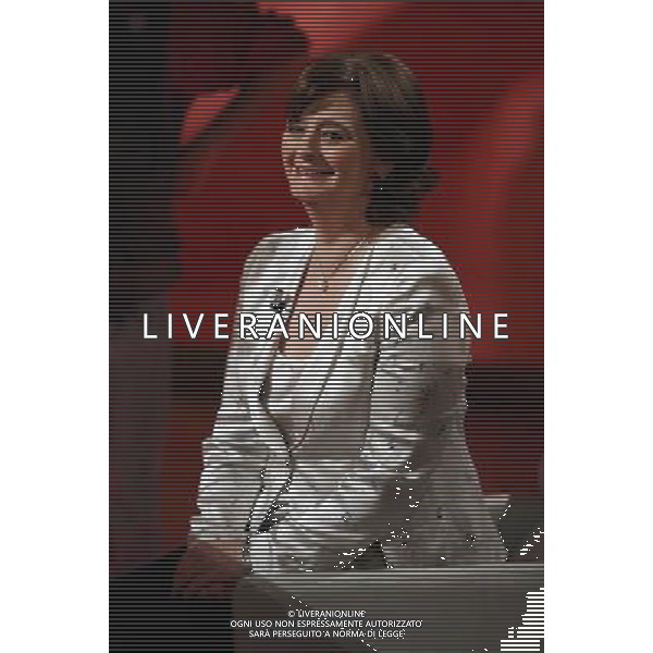 CHERIE BLAIR ( moglie ex Primo Ministro inglese Tony Blair) TRASMISSIONE TV: \' CHE TEMPO CHE FA\' © ANTONIO SORANO - AG. ALDO LIVERANI SAS
