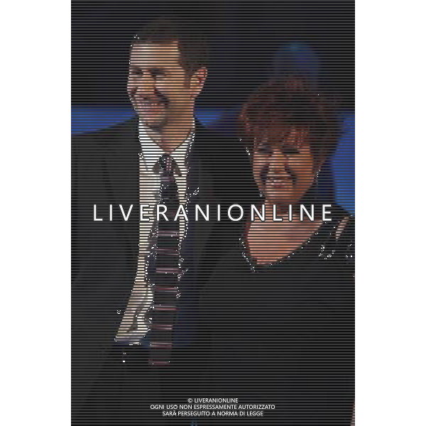 FABIO FAZIO - ORIETTA BERTI TRASMISSIONE TV: \' CHE TEMPO CHE FA\' © ANTONIO SORANO - AG. ALDO LIVERANI SAS