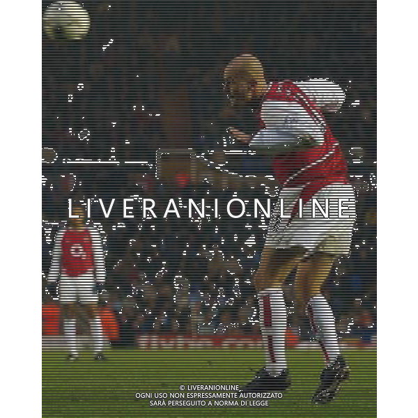 ARSENAL CALCIO 2003/2004 NELLA FOTO Pascal Cygan ARSENAL CALCIO FOTO MARCELLO POZZETTI-AGENZIA ALDO LIVERANI