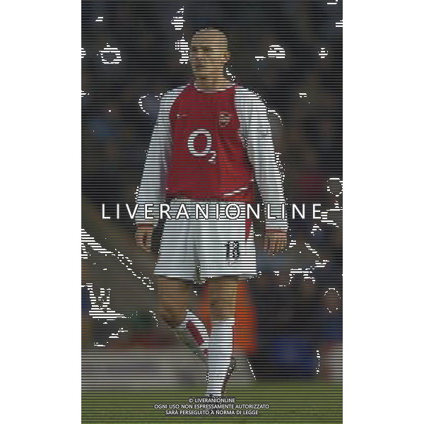 ARSENAL CALCIO 2003/2004 NELLA FOTO Pascal CyganARSENAL CALCIO FOTO MARCELLO POZZETTI-AGENZIA ALDO LIVERANI