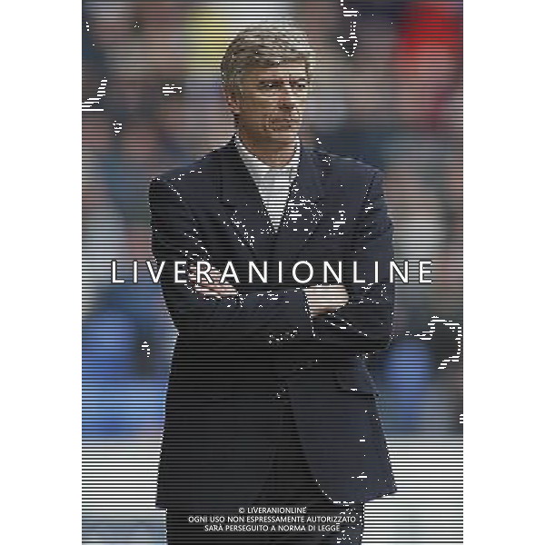 ARSENAL CALCIO 2003/2004 NELLA FOTO ARSEN WENGER ALLENATORE ARSENAL CALCIO FOTO MARCELLO POZZETTI-AGENZIA ALDO LIVERANI