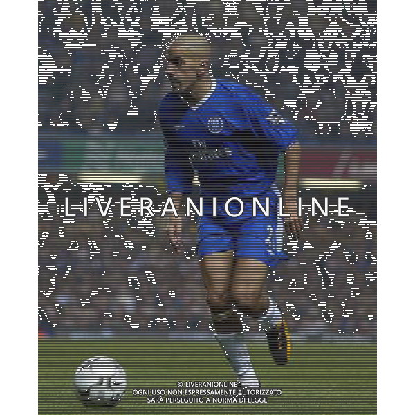 JUAN SEBASTIAN VERON in Chelsea / Newcastle London , November 9, 2003 -Picture by Marcello Pozzetti (IPS AGENZIA ALDO LIVERANI