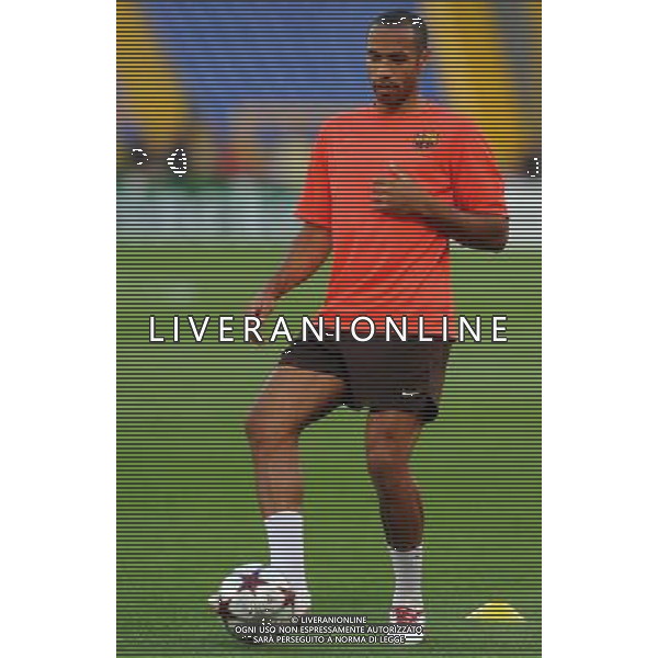 Allenamento del Barcellona Calcio per la finale di Champions League - Roma 26/05/2009 nella foto thierry henry ph vitez/Agenzia Aldo Liverani sas