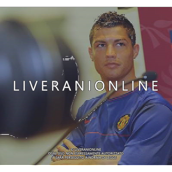 Conferenza Stampa del Manchester United Calcio per la finale di Champions League - Roma 26/05/2009 nella foto cristiano ronaldo ph vitez/Agenzia Aldo Liverani sas