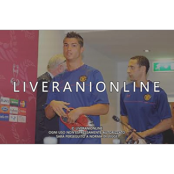 Conferenza Stampa del Manchester United Calcio per la finale di Champions League - Roma 26/05/2009 nella foto cristiano ronaldo ph vitez/Agenzia Aldo Liverani sas