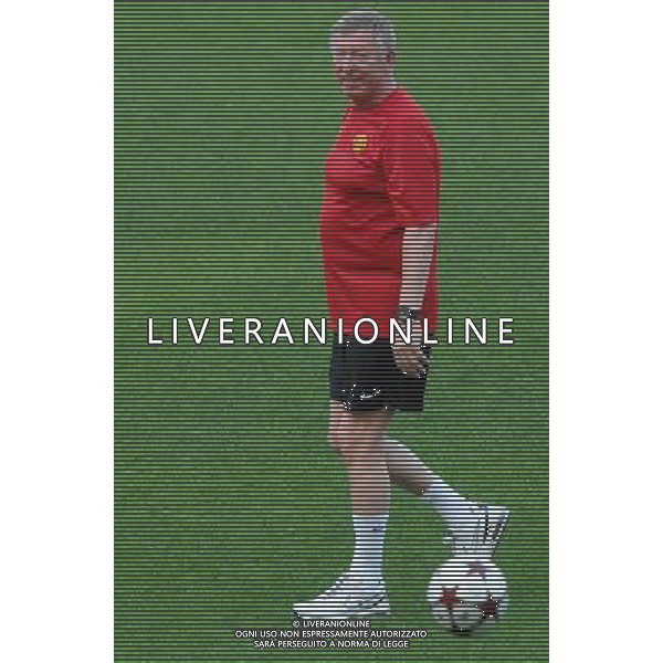 Allenamento del Manchester United Calcio per la finale di Champions League - Roma 26/05/2009 nella foto Sir Alex ferguson ph vitez/Agenzia Aldo Liverani sas