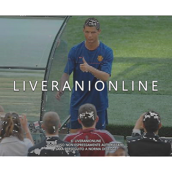 Allenamento del Manchester United Calcio per la finale di Champions League - Roma 26/05/2009 nella foto cristiano ronaldo ph vitez/Agenzia Aldo Liverani sas