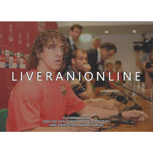 Roma - 26/05/2009 - Stadio Olimpico - Uefa Champions League Finale Roma 2009 - Conferenza stampa del Barcellona - nella foto: Carles PUYOL ph. Corradetti / ag. Aldo LIiverani Sas