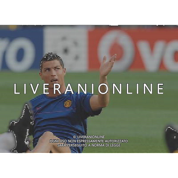Roma - 26/05/2009 - Stadio Olimpico - Uefa Champions League Finale Roma 2009 - Allenamento del Manchester United - nella foto: Cristiano RONALDO ph. Corradetti / ag. Aldo LIiverani Sas