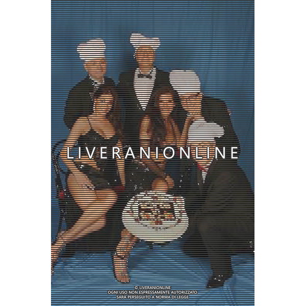TRASMISSIONE TELEVISIVA\'A TORTE IN FACCIA\' NELLA FOTO AYDA YESPICA-PAMELA PRATI-LEO GULLOTTA-ORESTE LIONELLO-PIPPO FRANCO AG ALDO LIVERANI