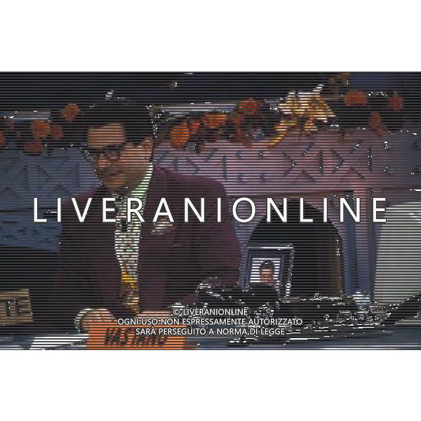 TRASMISSIONE TELEVISIVA\'STRISCIA LA NOTIZIA\' NELLA FOTO SERGIO VASTANO AG ALDO LIVERANI