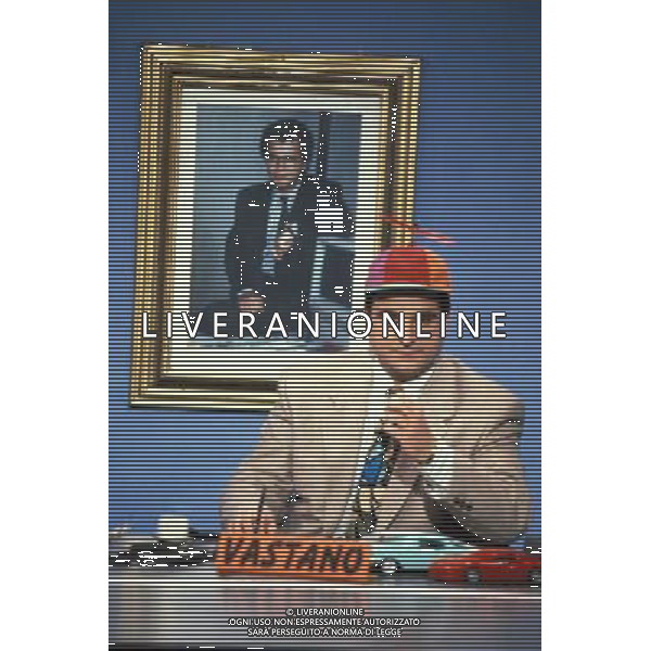 TRASMISSIONE TELEVISIVA\'STRISCIA LA NOTIZIA\' NELLA FOTO SERGIO VASTANO AG ALDO LIVERANI