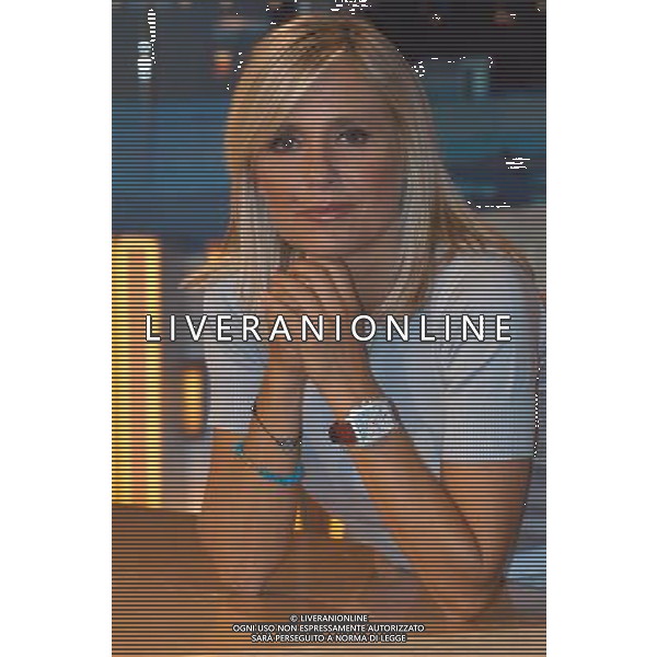 TRASMISSIONE TELEVISIVA\'CHI L\'HA VISTO\' 2004 NELLA FOTO FEDERICA SCIARELLI AG ALDO LIVERANI