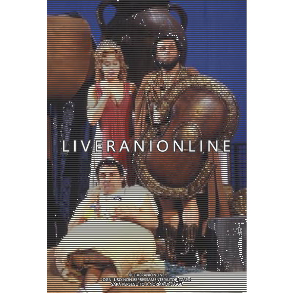 TRASMISSIONE TELEVISIVA\'ODISSEA\' NELLA FOTO MOANA POZZI-ANDREA RONCATO-FRANCESCO SALVI AG ALDO LIVERANI