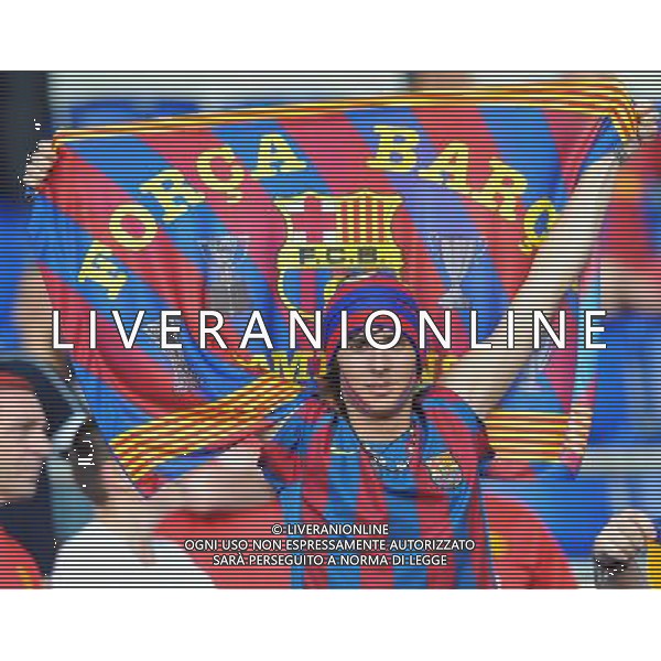 Champions League 2008/2009 Finale Roma - 27.05.2009 Barcellona-Manchester United Nella Foto:TIFOSO BARCELLONA /Ph.Vitez-Ag. Aldo Liverani