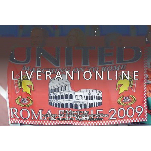 Champions League 2008/2009 Finale Roma - 27.05.2009 Barcellona-Manchester United Nella Foto:TIFOSI MANCHESTER /Ph.Vitez-Ag. Aldo Liverani