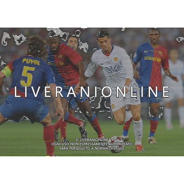 Champions League 2008/2009 Finale Roma - 27.05.2009 Barcellona-Manchester United Nella Foto: CRISTIANO RONALDO-YAYA TOURE\' /Ph.Vitez-Ag. Aldo Liverani