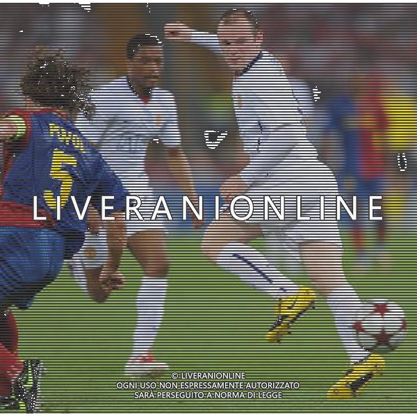 Champions League 2008/2009 Finale Roma - 27.05.2009 Barcellona-Manchester United Nella Foto: WAYNE ROONEY /Ph.Vitez-Ag. Aldo Liverani