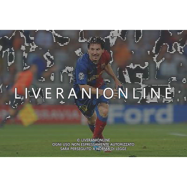 Champions League 2008/2009 Finale Roma - 27.05.2009 Barcellona-Manchester United Nella Foto: ESULTANZA DOPO IL GOL DI LIONEL MESSI /Ph.Vitez-Ag. Aldo Liverani