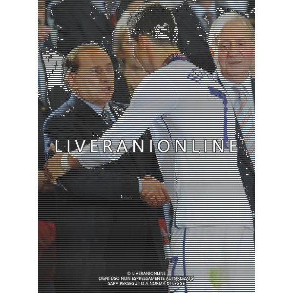 Champions League 2008/2009 Finale Roma - 27.05.2009 Barcellona-Manchester United Nella Foto:CRISTIANO RONALDO-SILVIO BERLUSCONI /Ph.Vitez-Ag. Aldo Liverani