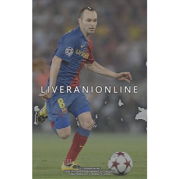 Roma - 27/05/2009 - Stadio Olimpico - Uefa Champions League Finale Roma 2009 - FC Barcellona vs Manchester United FC - nella foto: Andres INIESTA ph. Corradetti / ag. Aldo Liverani Sas