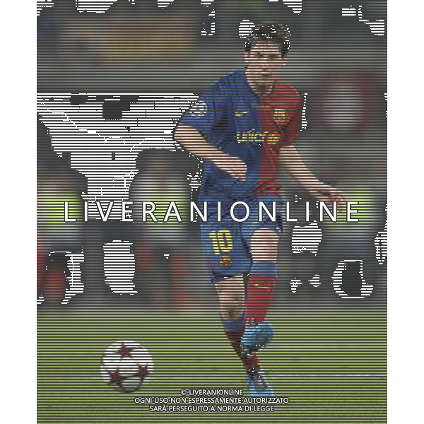 Roma - 27/05/2009 - Stadio Olimpico - Uefa Champions League Finale Roma 2009 - FC Barcellona vs Manchester United FC - nella foto: Lionel MESSI ph. Corradetti / ag. Aldo Liverani Sas