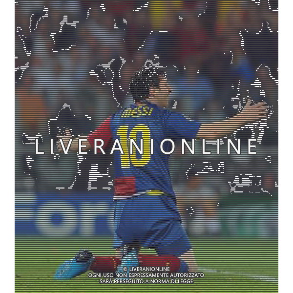 Champions League 2008/2009 Finale Roma - 27.05.2009 Barcellona-Manchester United Nella Foto:MESSI LIONEL /Ph.Vitez-Ag. Aldo Liverani