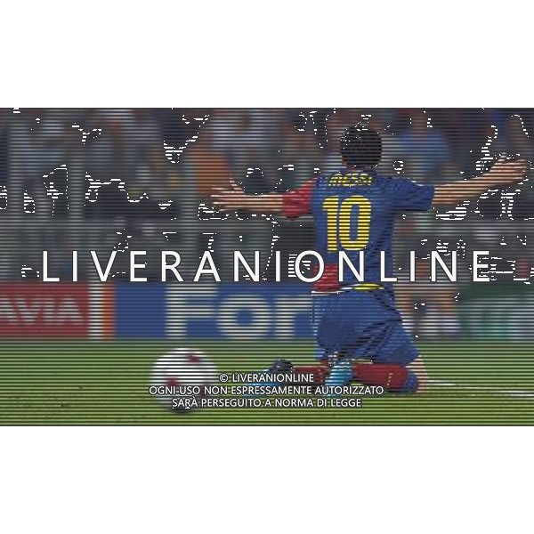 Champions League 2008/2009 Finale Roma - 27.05.2009 Barcellona-Manchester United Nella Foto:MESSI LIONEL /Ph.Vitez-Ag. Aldo Liverani