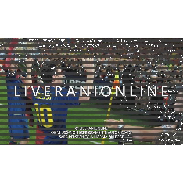 Champions League 2008/2009 Finale Roma - 27.05.2009 Barcellona-Manchester United Nella Foto: ESULTANZA DI MESSI LIONEL /Ph.Vitez-Ag. Aldo Liverani