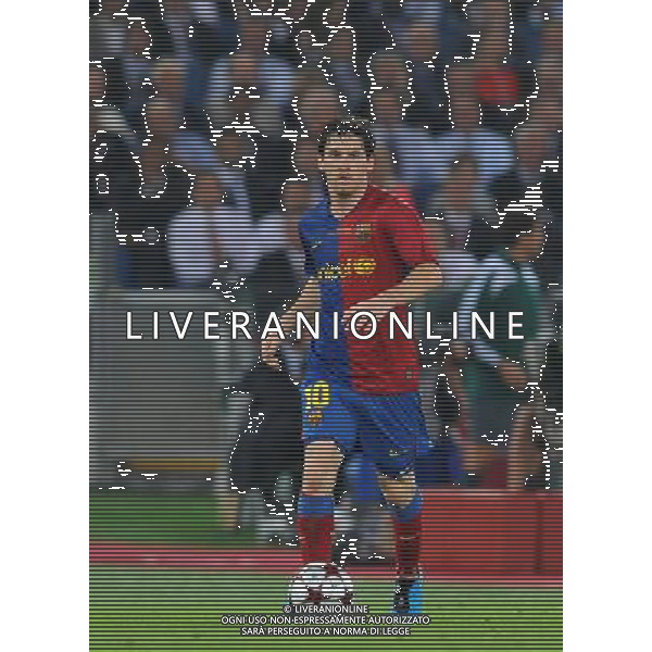 Champions League 2008/2009 Finale Roma - 27.05.2009 Barcellona-Manchester United Nella Foto:MESSI LIONEL /Ph.Vitez-Ag. Aldo Liverani