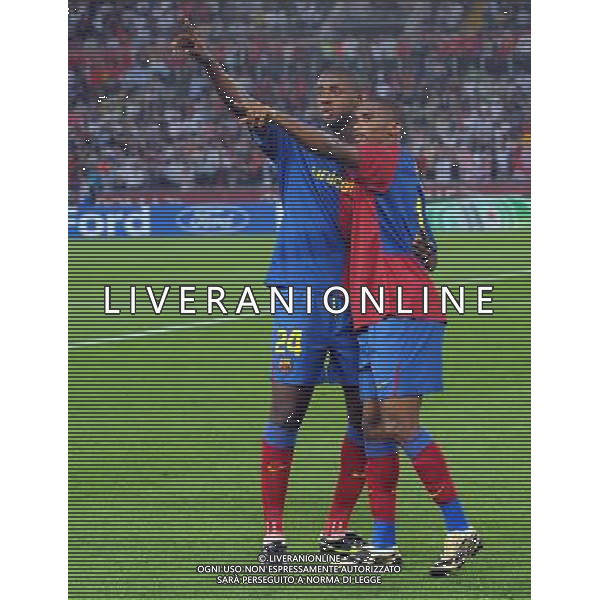 Champions League 2008/2009 Finale Roma - 27.05.2009 Barcellona-Manchester United Nella Foto:TOURE\' YAYA-ETO\'O SAMUEL /Ph.Vitez-Ag. Aldo Liverani