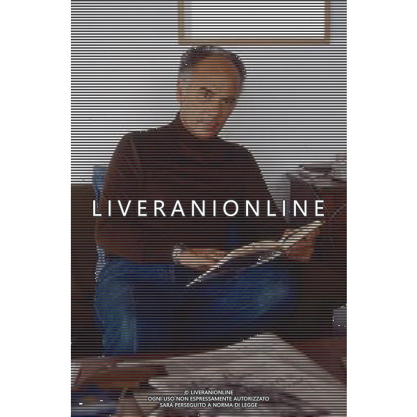 Lo scrittore e giornalista Nantas Salvalaggio ©Archivio Giovanni Liverani/Agenzia Aldo Liverani Sas retrospettiva