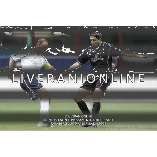 Partita del Fair Play Team a sostegno dell\' Associazione Sclerosi Multipla e Abruzzo nel Cuore allo Stadio Meazza di San Siro Milano 01/06/2009 nella foto paolo ligresti e moreno morello ©Luzzani/Agenzia Aldo Liverani Sas