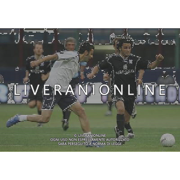 Partita del Fair Play Team a sostegno dell\' Associazione Sclerosi Multipla e Abruzzo nel Cuore allo Stadio Meazza di San Siro Milano 01/06/2009 nella foto baz e fabio grosso ©Luzzani/Agenzia Aldo Liverani Sas