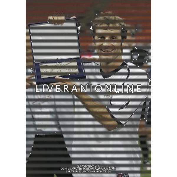 Partita del Fair Play Team a sostegno dell\' Associazione Sclerosi Multipla e Abruzzo nel Cuore allo Stadio Meazza di San Siro Milano 01/06/2009 nella foto jarno trulli ©Luzzani/Agenzia Aldo Liverani Sas