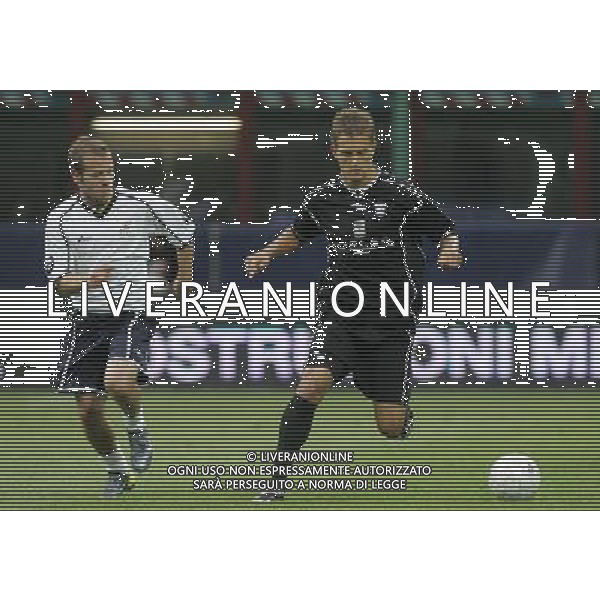 Milano 01-06-2009 partita di beneficenza allo stadio G. Meazza associazione nazionale calcio tv-fair play imprenditori nella foto domenico criscito e glauco merelli ph marco luzzani/ag aldo liverani s.a.s.