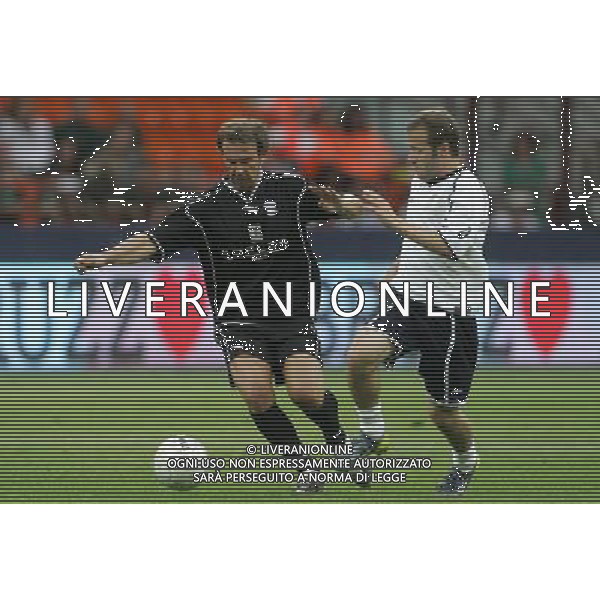 Milano 01-06-2009 partita di beneficenza allo stadio G. Meazza associazione nazionale calcio tv-fair play imprenditori nella foto luca cassol e glauco merelli ph marco luzzani/ag aldo liverani s.a.s.