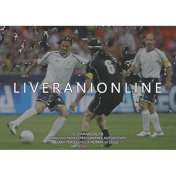 Milano 01-06-2009 partita di beneficenza allo stadio G. Meazza associazione nazionale calcio tv-fair play imprenditori nella foto nicola legrottaglie e felice centofanti ph marco luzzani/ag aldo liverani s.a.s.