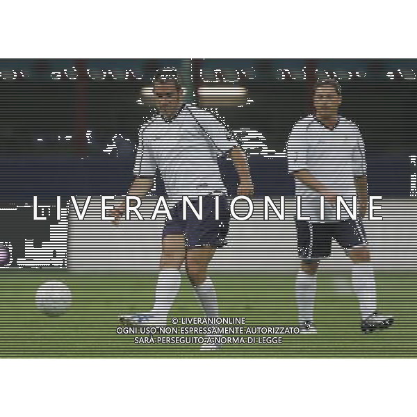 Milano 01-06-2009 partita di beneficenza allo stadio G. Meazza associazione nazionale calcio tv-fair play imprenditori nella foto cristiano lucarelli ph marco luzzani/ag aldo liverani s.a.s.