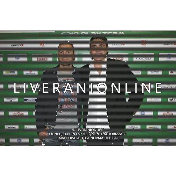 Milano 01-06-2009 partita di beneficenza allo stadio G. Meazza associazione nazionale calcio tv-fair play imprenditori nella foto moreno morello e daniele battaglia ph marco luzzani/ag aldo liverani s.a.s.