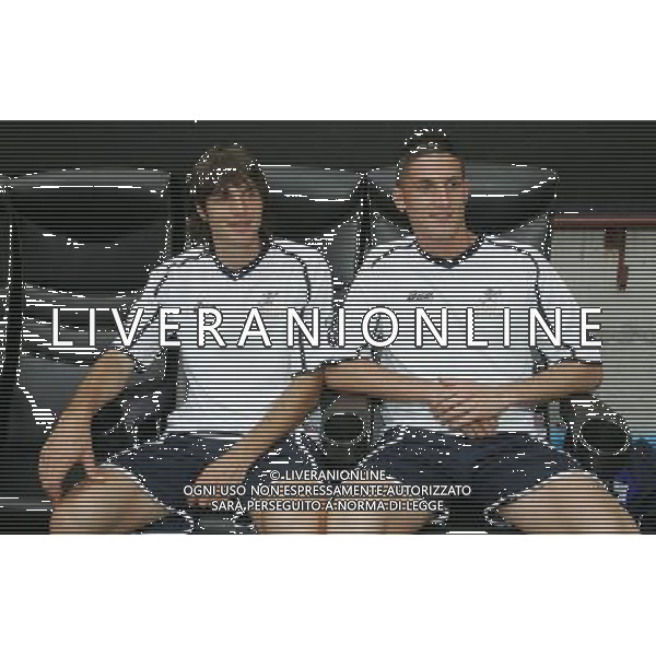 Milano 01-06-2009 partita di beneficenza allo stadio G. Meazza associazione nazionale calcio tv-fair play imprenditori nella foto federico macheda e paolo de ceglie ph marco luzzani/ag aldo liverani s.a.s.